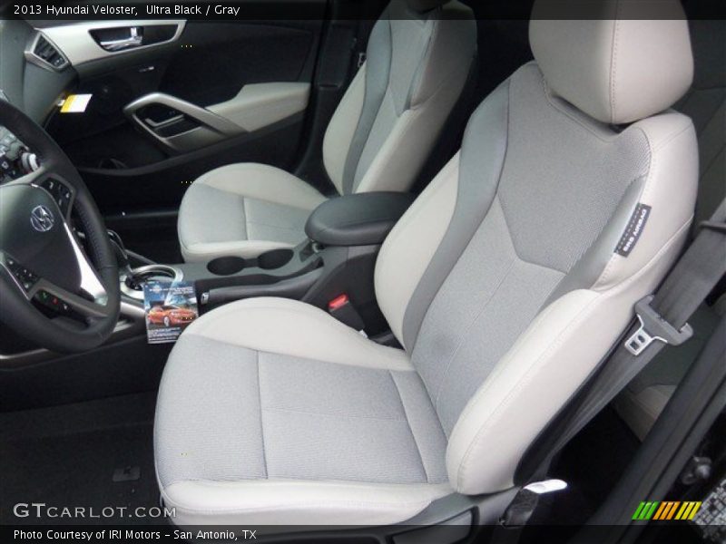 Ultra Black / Gray 2013 Hyundai Veloster