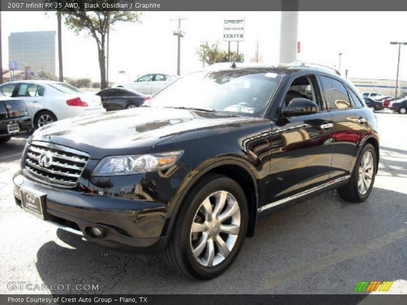 Black Obsidian / Graphite 2007 Infiniti FX 35 AWD