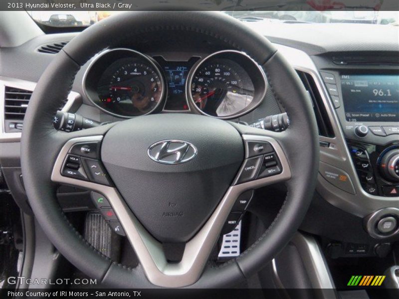 Ultra Black / Gray 2013 Hyundai Veloster