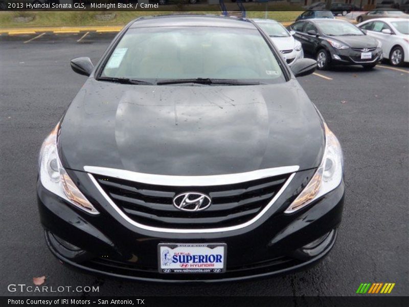 Midnight Black / Camel 2013 Hyundai Sonata GLS