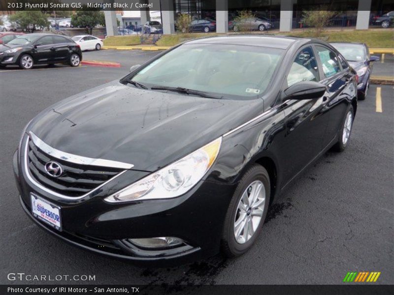 Midnight Black / Camel 2013 Hyundai Sonata GLS