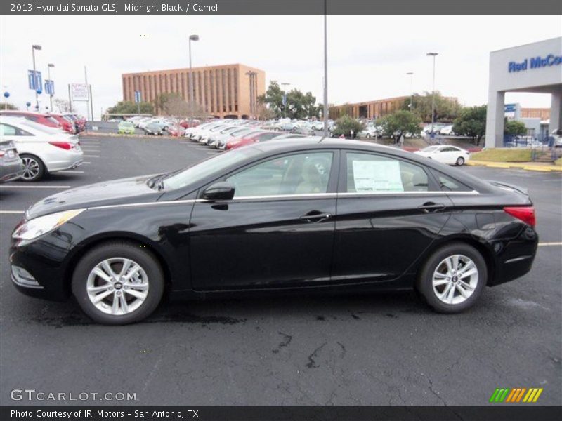 Midnight Black / Camel 2013 Hyundai Sonata GLS