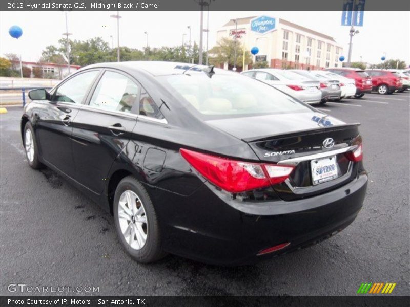 Midnight Black / Camel 2013 Hyundai Sonata GLS