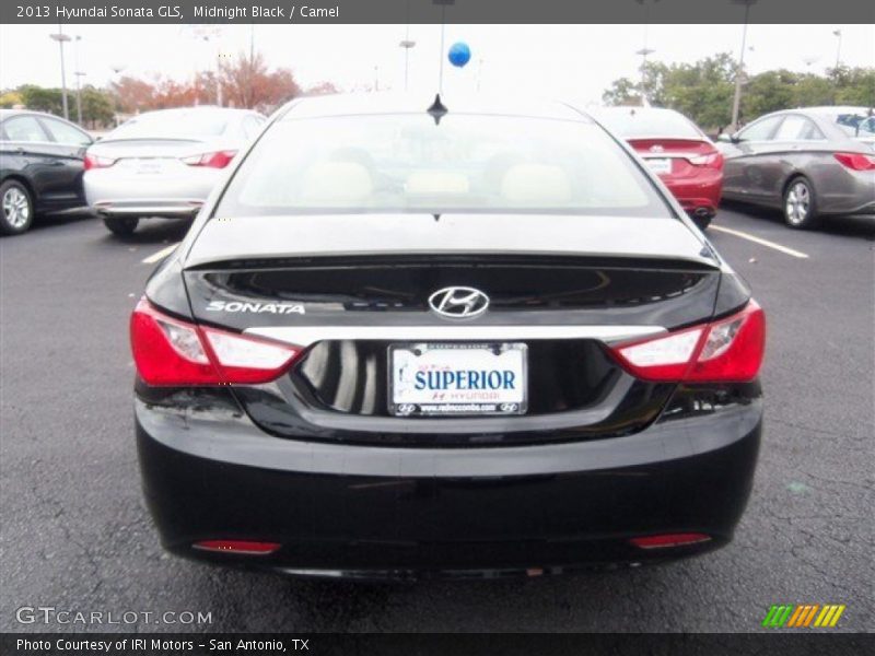 Midnight Black / Camel 2013 Hyundai Sonata GLS
