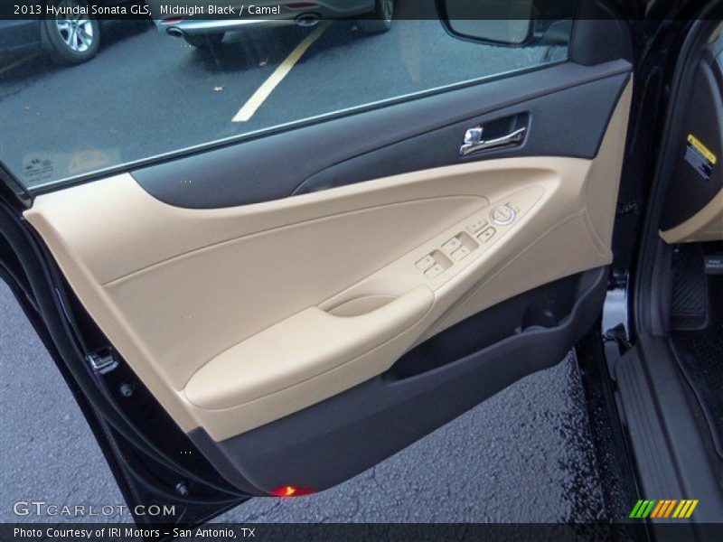 Midnight Black / Camel 2013 Hyundai Sonata GLS