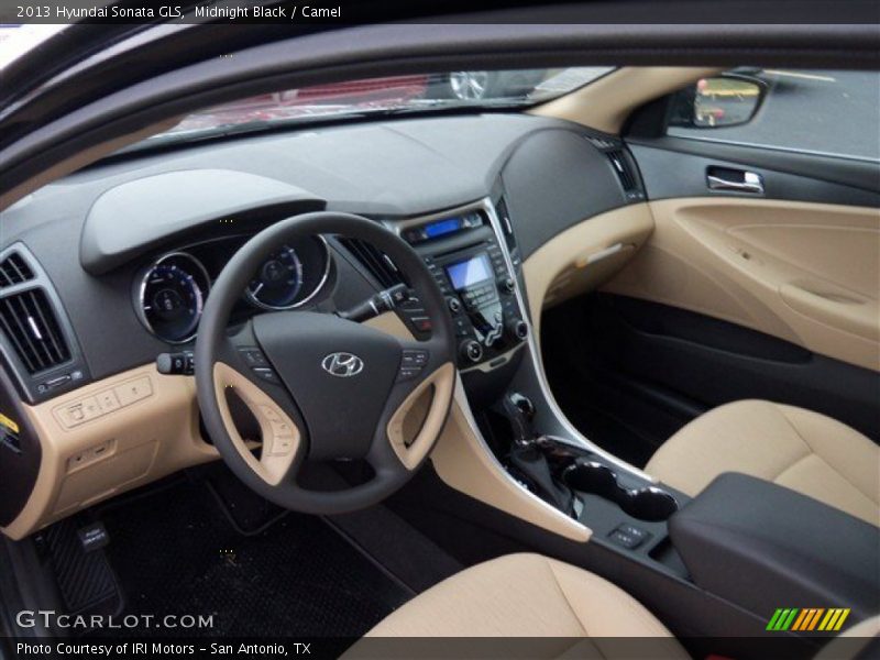 Midnight Black / Camel 2013 Hyundai Sonata GLS