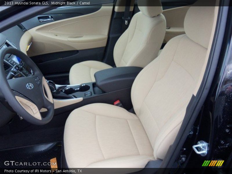 Midnight Black / Camel 2013 Hyundai Sonata GLS