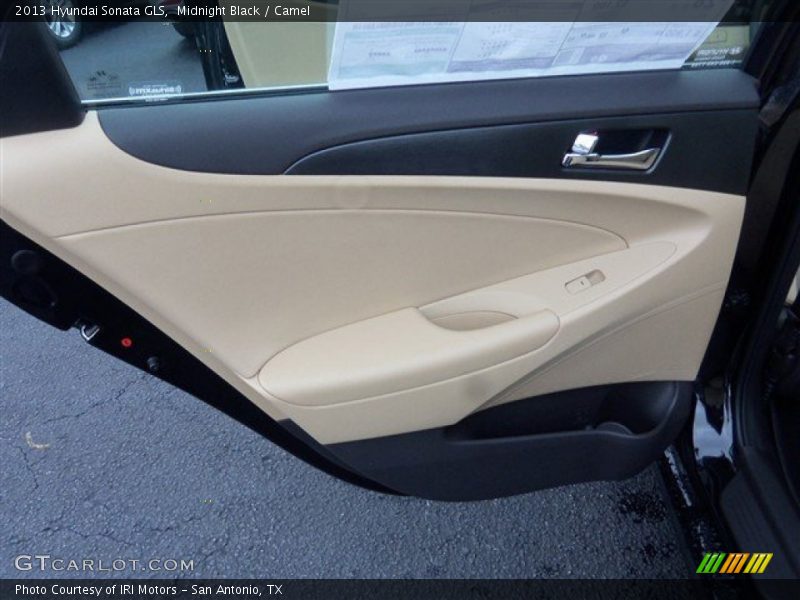Midnight Black / Camel 2013 Hyundai Sonata GLS