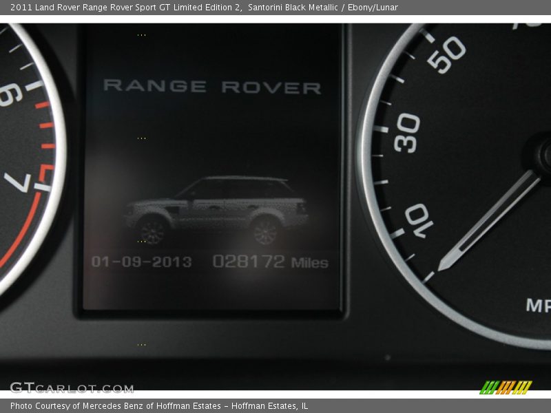 Santorini Black Metallic / Ebony/Lunar 2011 Land Rover Range Rover Sport GT Limited Edition 2