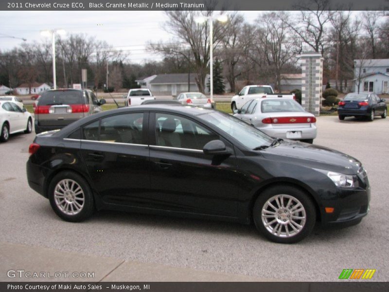 Black Granite Metallic / Medium Titanium 2011 Chevrolet Cruze ECO