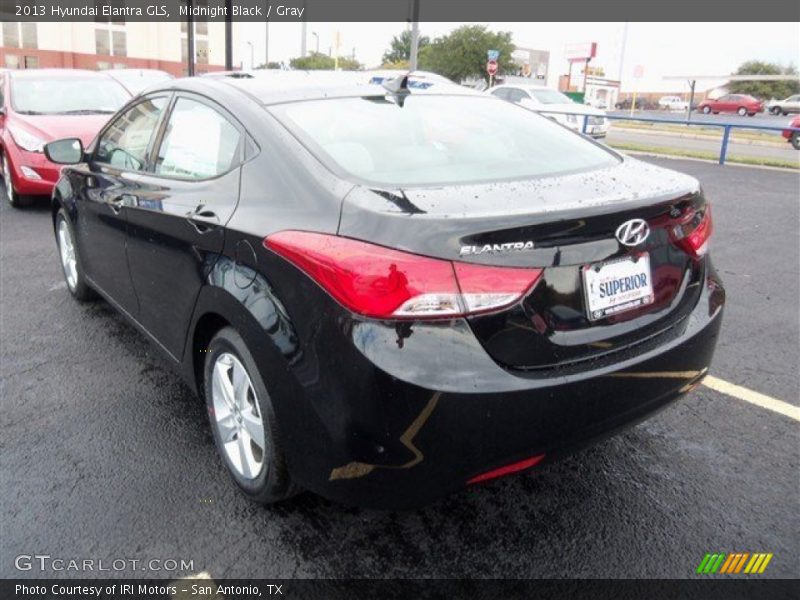 Midnight Black / Gray 2013 Hyundai Elantra GLS