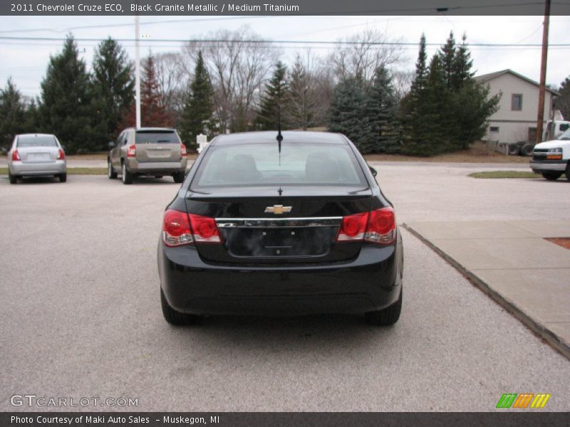 Black Granite Metallic / Medium Titanium 2011 Chevrolet Cruze ECO