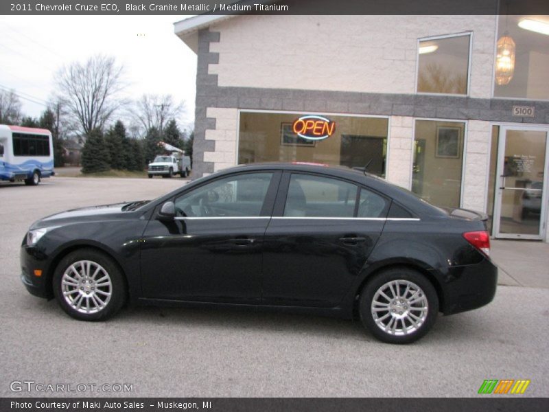 Black Granite Metallic / Medium Titanium 2011 Chevrolet Cruze ECO