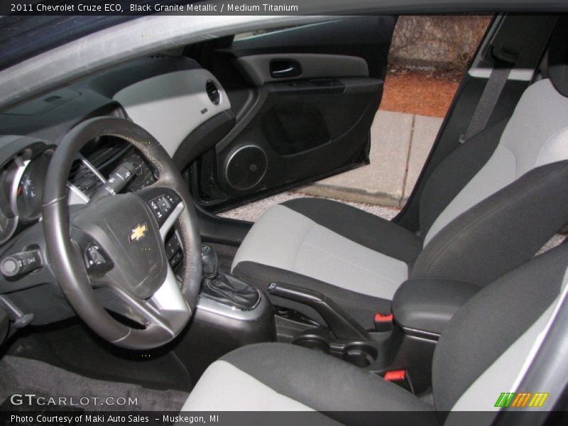 Black Granite Metallic / Medium Titanium 2011 Chevrolet Cruze ECO