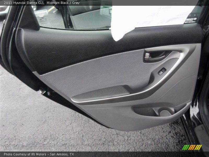 Midnight Black / Gray 2013 Hyundai Elantra GLS