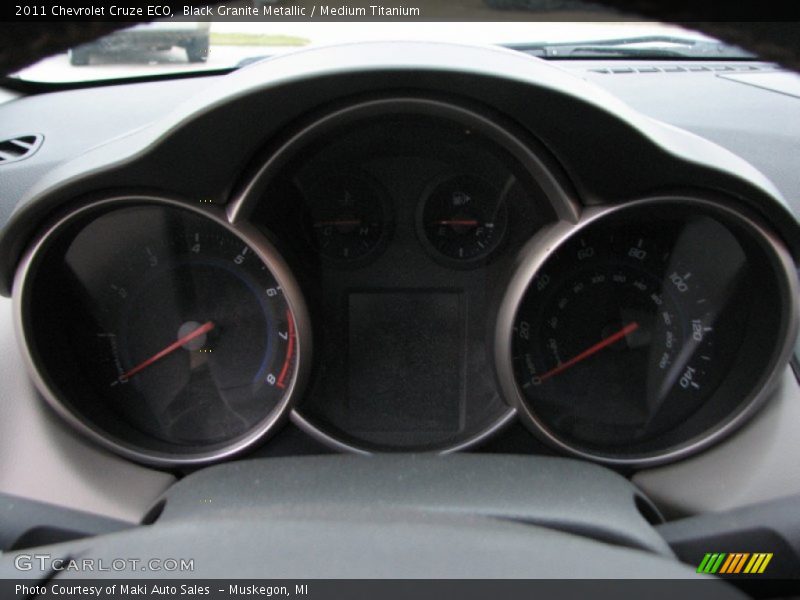 Black Granite Metallic / Medium Titanium 2011 Chevrolet Cruze ECO
