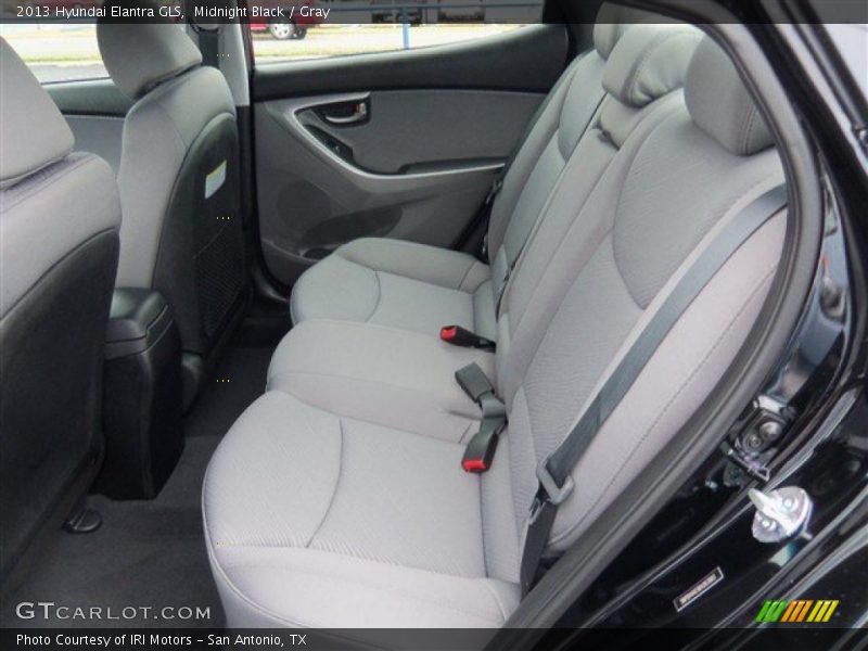 Midnight Black / Gray 2013 Hyundai Elantra GLS