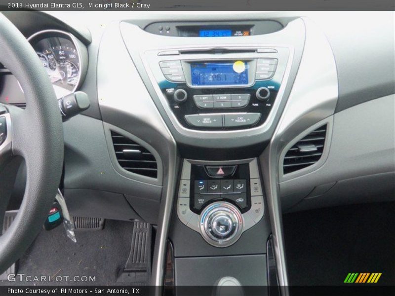Midnight Black / Gray 2013 Hyundai Elantra GLS