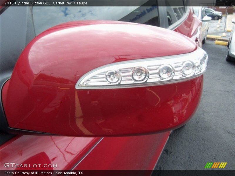 Garnet Red / Taupe 2013 Hyundai Tucson GLS