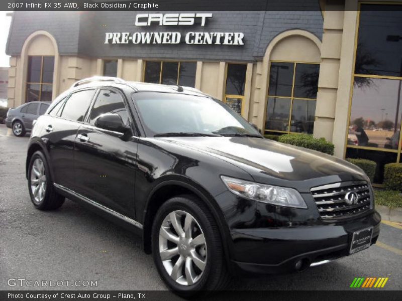 Black Obsidian / Graphite 2007 Infiniti FX 35 AWD