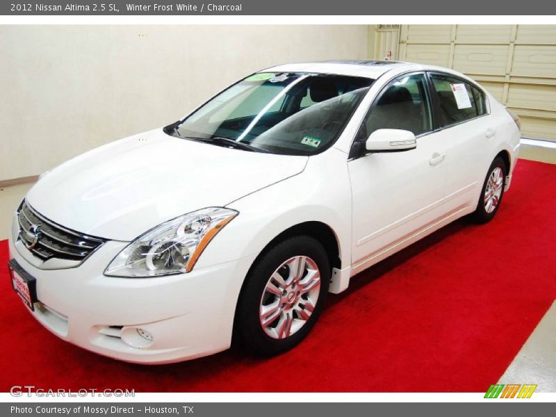 Winter Frost White / Charcoal 2012 Nissan Altima 2.5 SL