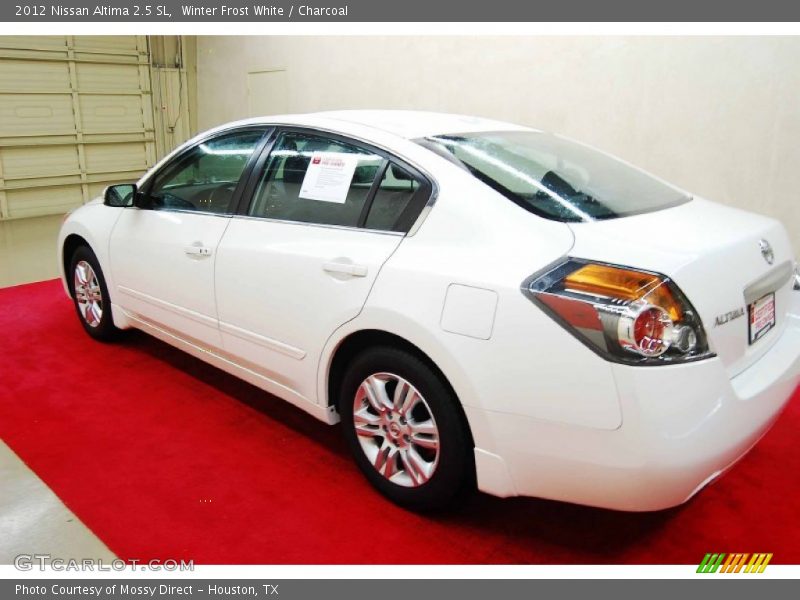 Winter Frost White / Charcoal 2012 Nissan Altima 2.5 SL