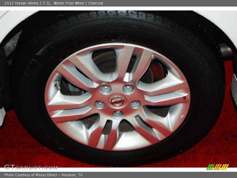 Winter Frost White / Charcoal 2012 Nissan Altima 2.5 SL