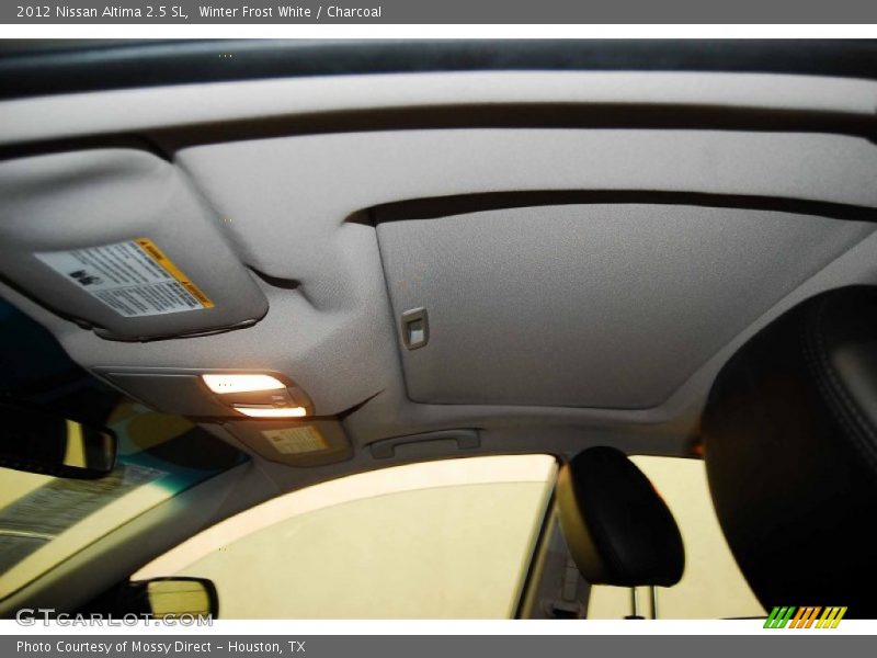 Winter Frost White / Charcoal 2012 Nissan Altima 2.5 SL