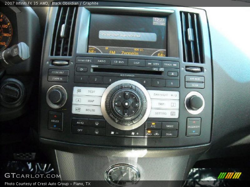 Black Obsidian / Graphite 2007 Infiniti FX 35 AWD