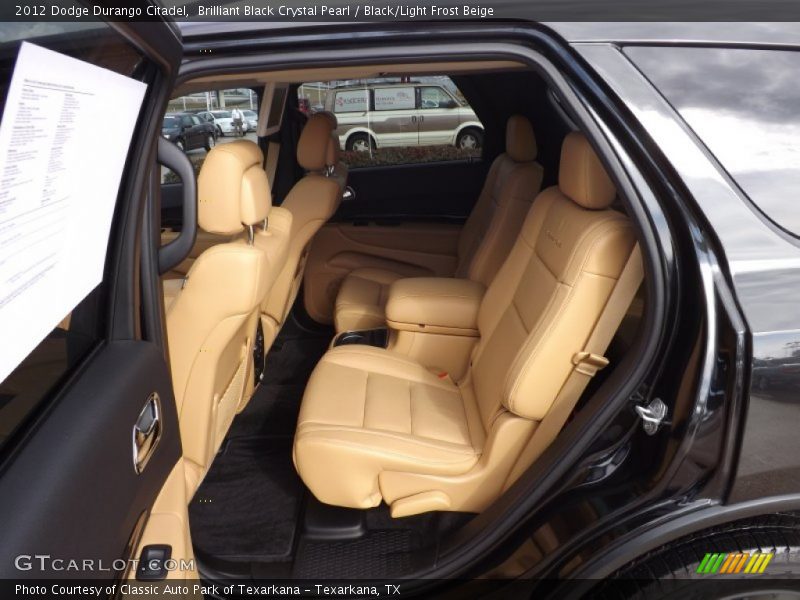 Brilliant Black Crystal Pearl / Black/Light Frost Beige 2012 Dodge Durango Citadel