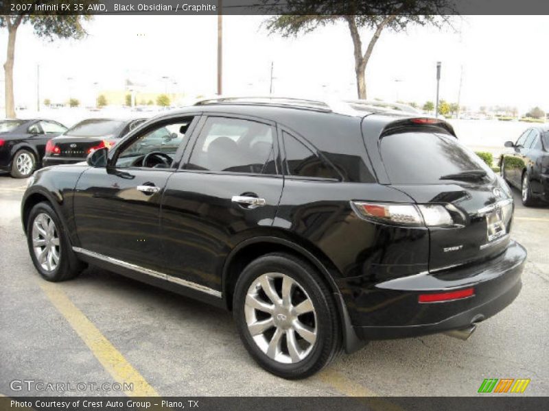 Black Obsidian / Graphite 2007 Infiniti FX 35 AWD
