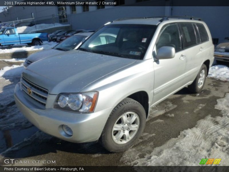 Millennium Silver Metallic / Charcoal 2001 Toyota Highlander 4WD