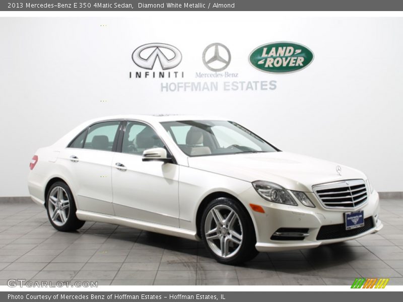 Diamond White Metallic / Almond 2013 Mercedes-Benz E 350 4Matic Sedan