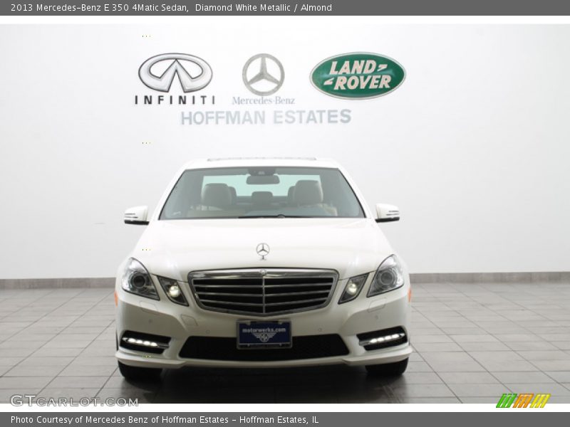 Diamond White Metallic / Almond 2013 Mercedes-Benz E 350 4Matic Sedan