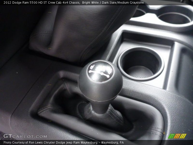 Bright White / Dark Slate/Medium Graystone 2012 Dodge Ram 5500 HD ST Crew Cab 4x4 Chassis