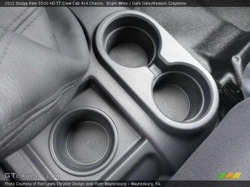 Bright White / Dark Slate/Medium Graystone 2012 Dodge Ram 5500 HD ST Crew Cab 4x4 Chassis