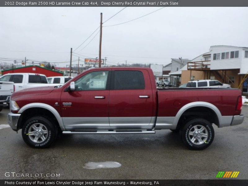 Deep Cherry Red Crystal Pearl / Dark Slate 2012 Dodge Ram 2500 HD Laramie Crew Cab 4x4