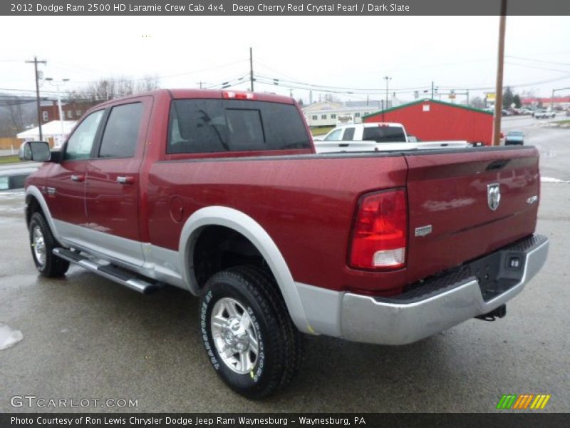 Deep Cherry Red Crystal Pearl / Dark Slate 2012 Dodge Ram 2500 HD Laramie Crew Cab 4x4