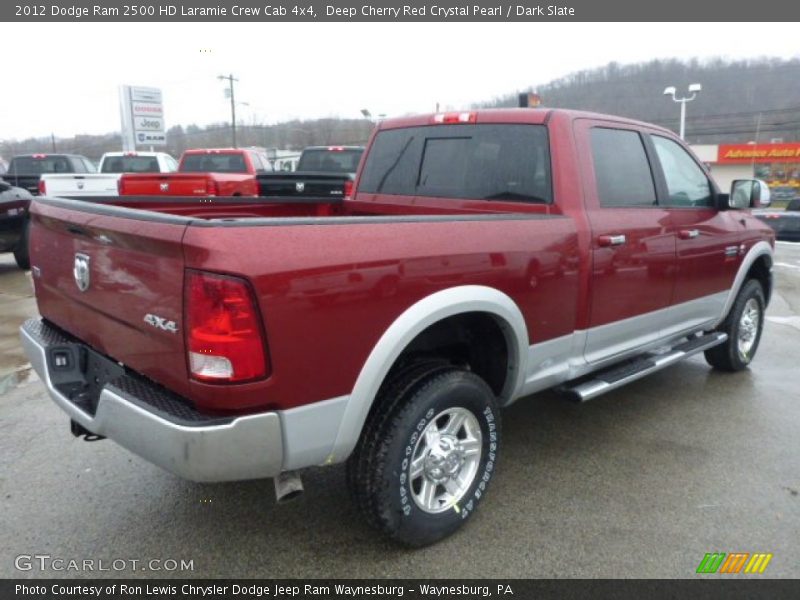 Deep Cherry Red Crystal Pearl / Dark Slate 2012 Dodge Ram 2500 HD Laramie Crew Cab 4x4