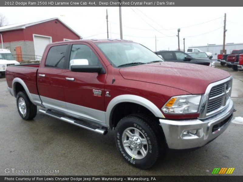Deep Cherry Red Crystal Pearl / Dark Slate 2012 Dodge Ram 2500 HD Laramie Crew Cab 4x4