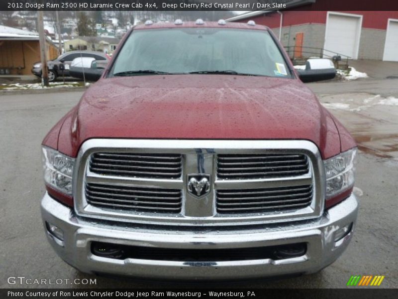 Deep Cherry Red Crystal Pearl / Dark Slate 2012 Dodge Ram 2500 HD Laramie Crew Cab 4x4