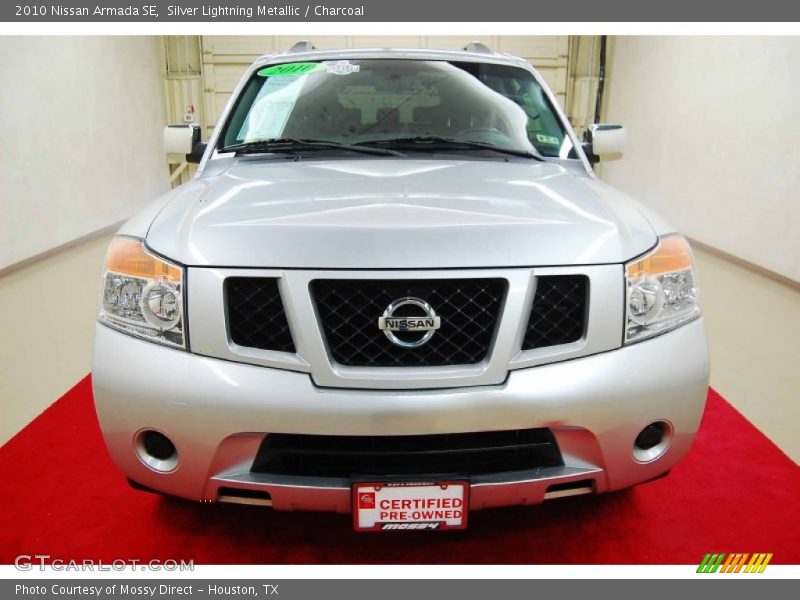 Silver Lightning Metallic / Charcoal 2010 Nissan Armada SE