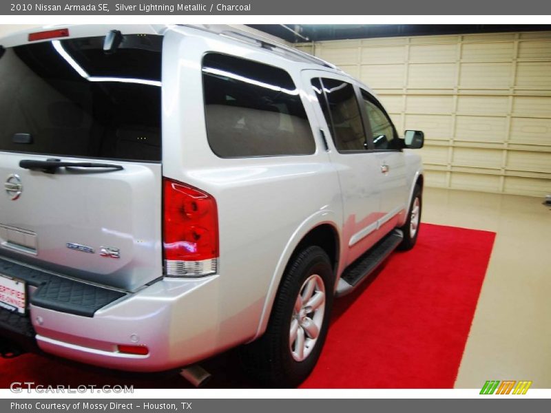 Silver Lightning Metallic / Charcoal 2010 Nissan Armada SE