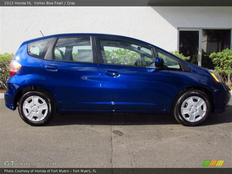Vortex Blue Pearl / Gray 2013 Honda Fit