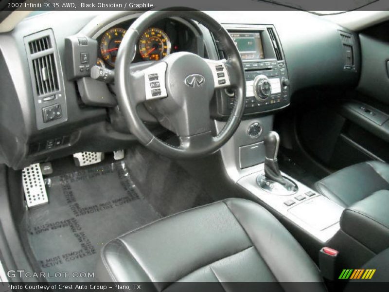 Black Obsidian / Graphite 2007 Infiniti FX 35 AWD