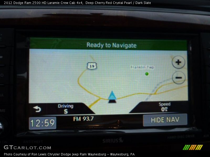 Deep Cherry Red Crystal Pearl / Dark Slate 2012 Dodge Ram 2500 HD Laramie Crew Cab 4x4