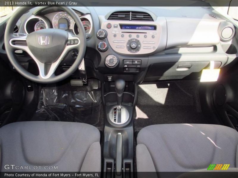Vortex Blue Pearl / Gray 2013 Honda Fit