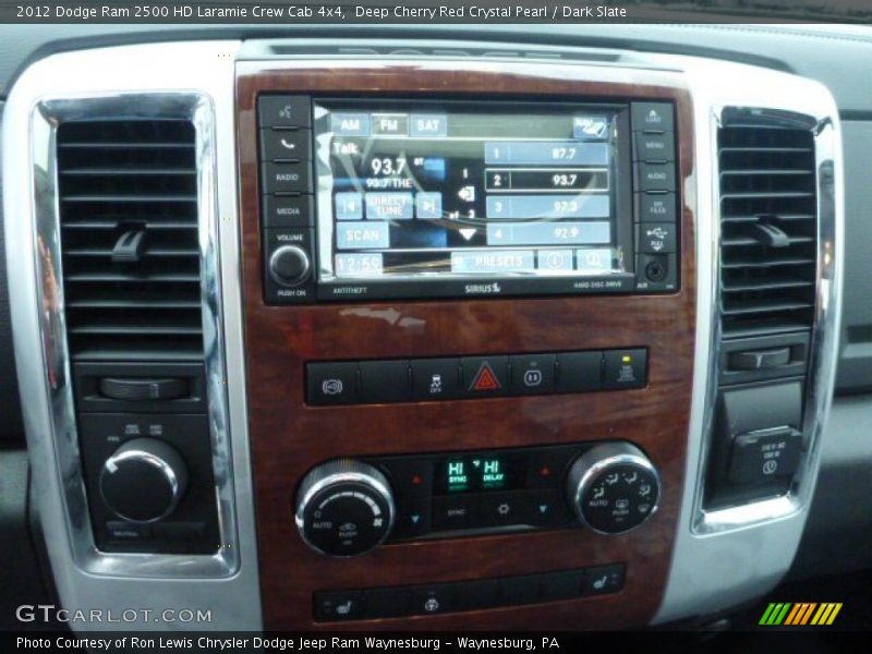 Deep Cherry Red Crystal Pearl / Dark Slate 2012 Dodge Ram 2500 HD Laramie Crew Cab 4x4