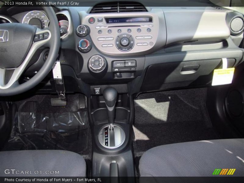 Vortex Blue Pearl / Gray 2013 Honda Fit