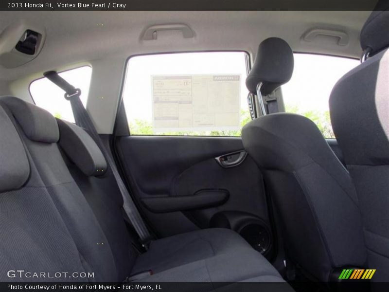 Vortex Blue Pearl / Gray 2013 Honda Fit